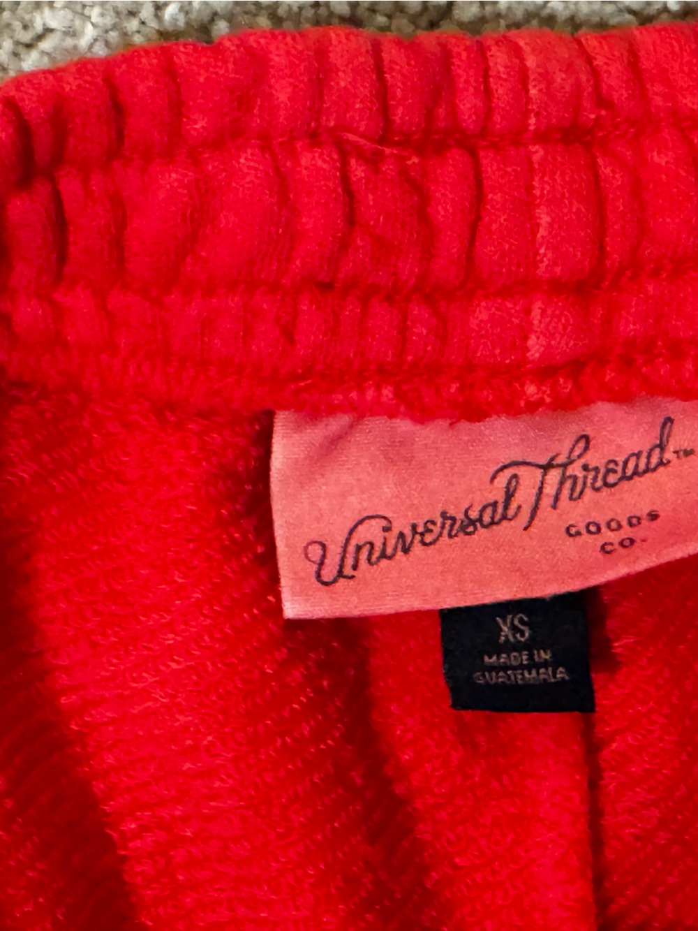 Universal Thread Red Drawstring Athletic Shorts - Picture 2 of 2